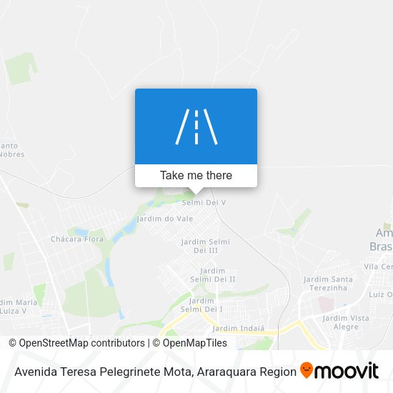 Avenida Teresa Pelegrinete Mota map