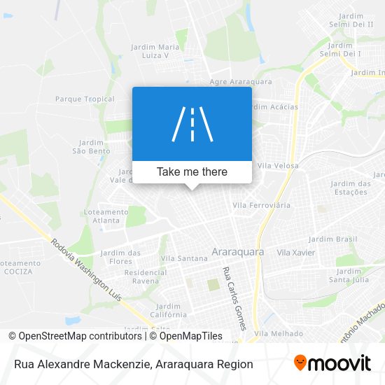 Rua Alexandre Mackenzie map