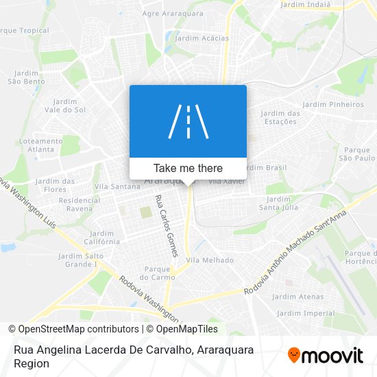 Rua Angelina Lacerda De Carvalho map