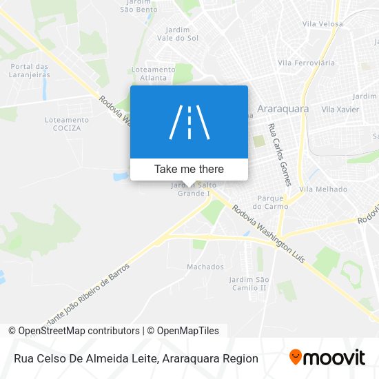 Rua Celso De Almeida Leite map
