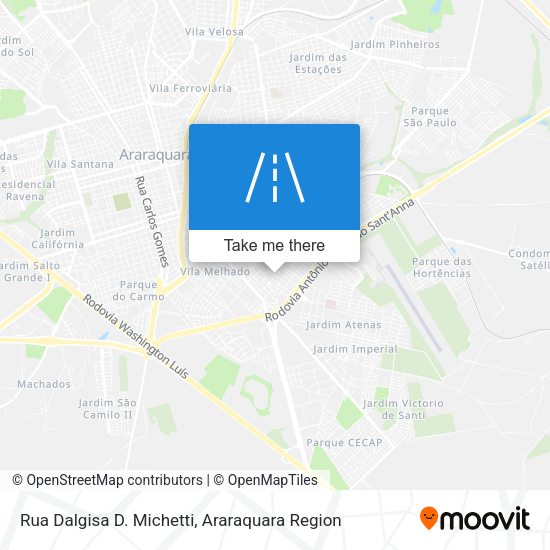 Rua Dalgisa D. Michetti map