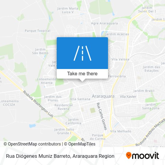 Rua Diógenes Muniz Barreto map