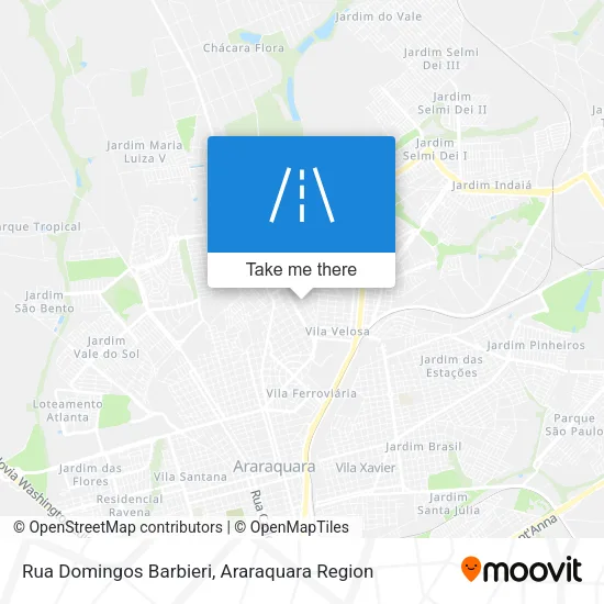 Rua Domingos Barbieri map
