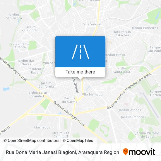 Rua Dona Maria Janasi Biagioni map