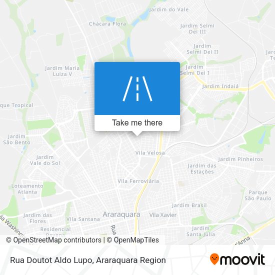Rua Doutot Aldo Lupo map
