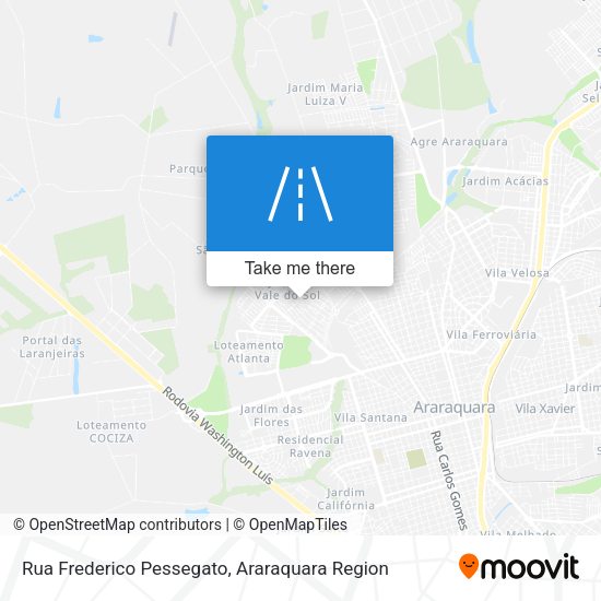 Rua Frederico Pessegato map