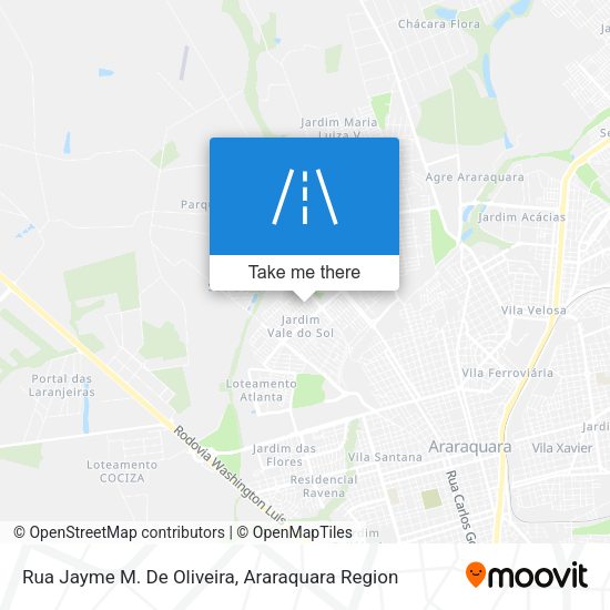 Rua Jayme M. De Oliveira map