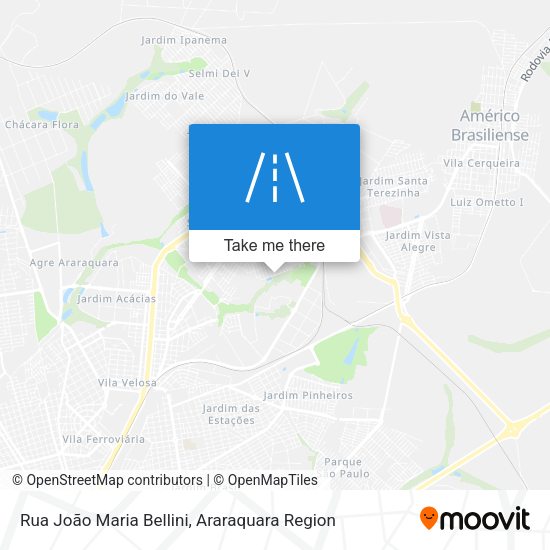 Rua João Maria Bellini map