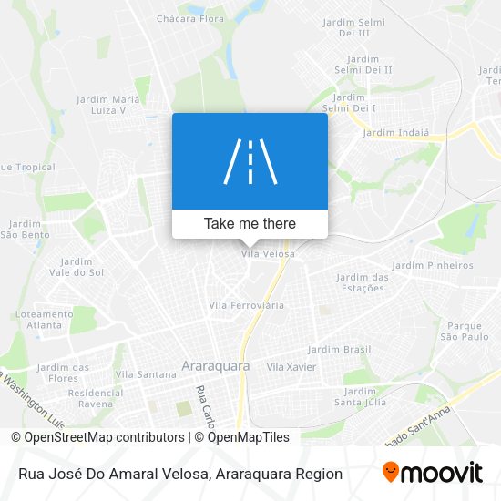 Rua José Do Amaral Velosa map