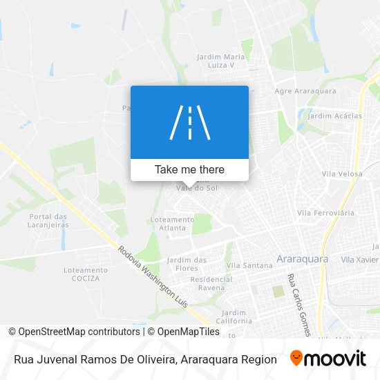 Rua Juvenal Ramos De Oliveira map