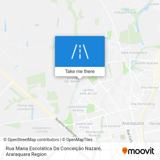 Rua Maria Escolática Da Conceição Nazaré map