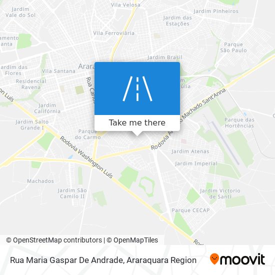 Mapa Rua Maria Gaspar De Andrade