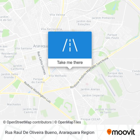 Rua Raul De Oliveira Bueno map