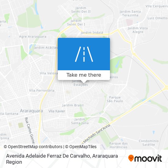 Avenida Adelaide Ferraz De Carvalho map