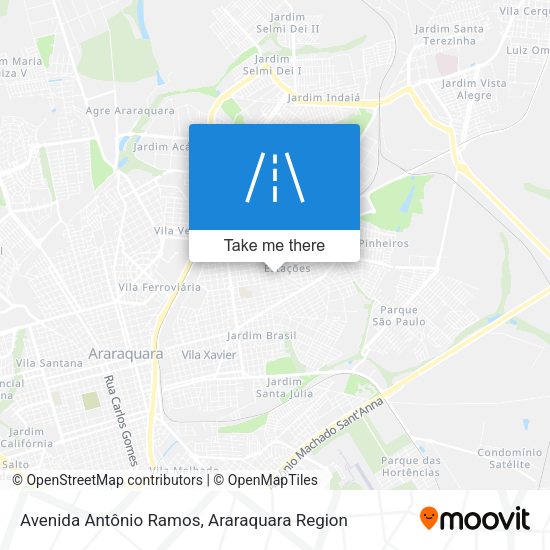 Avenida Antônio Ramos map