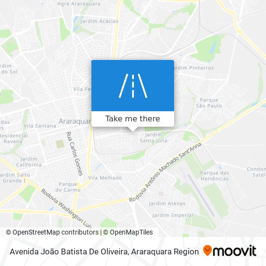 Avenida João Batista De Oliveira map