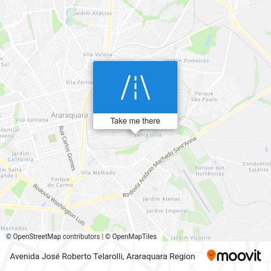 Avenida José Roberto Telarolli map