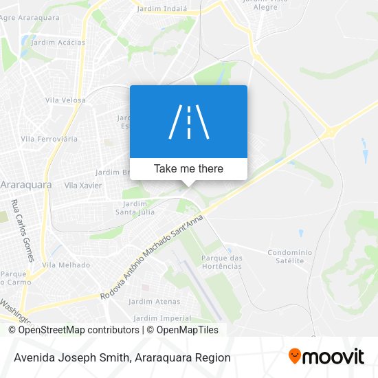Avenida Joseph Smith map