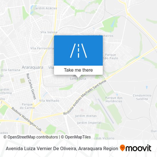 Avenida Luiza Vernier De Oliveira map