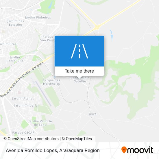 Avenida Romildo Lopes map