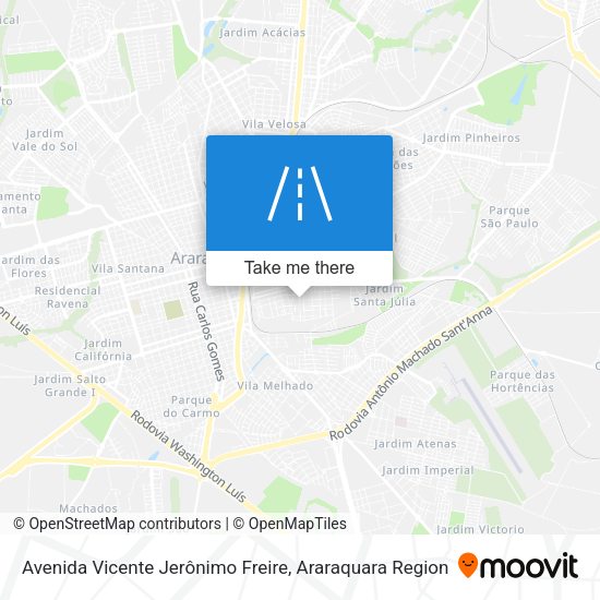 Avenida Vicente Jerônimo Freire map