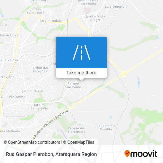Rua Gaspar Pierobon map