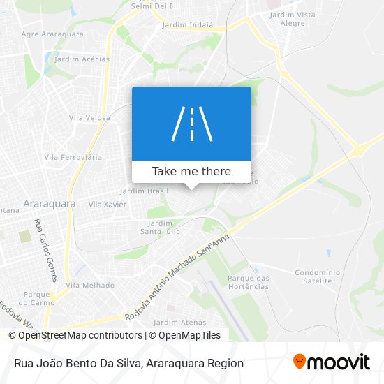 Rua João Bento Da Silva map