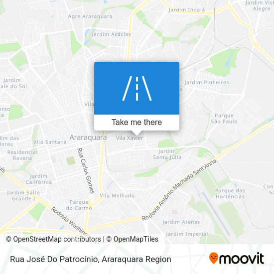 Rua José Do Patrocínio map