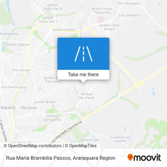 Rua Maria Brambilia Passos map