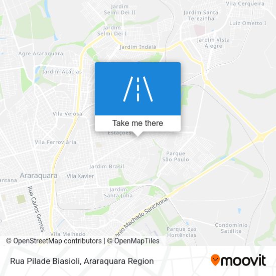 Rua Pilade Biasioli map