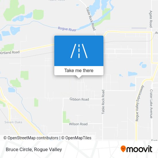 Mapa de Bruce Circle
