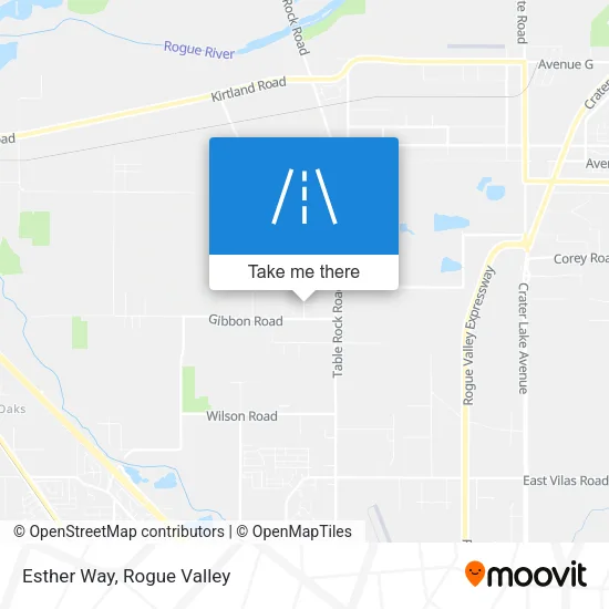 Esther Way map