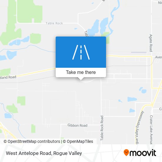 West Antelope Road map