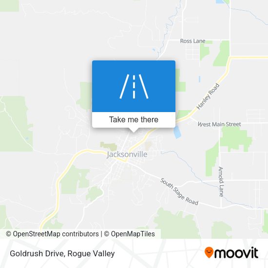 Goldrush Drive map