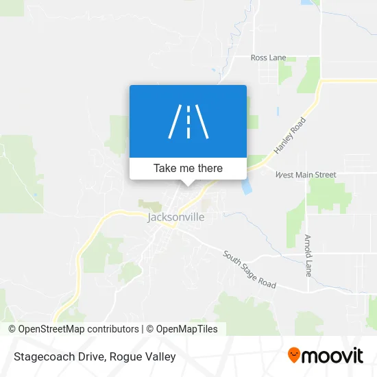 Stagecoach Drive map