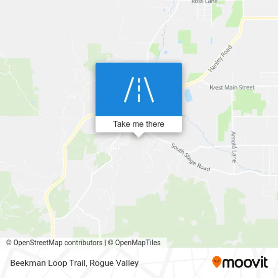 Beekman Loop Trail map