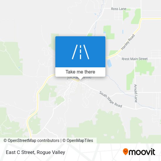 East C Street map