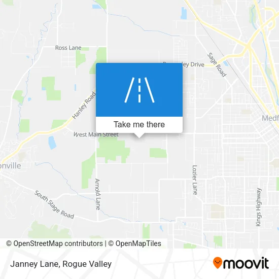 Janney Lane map