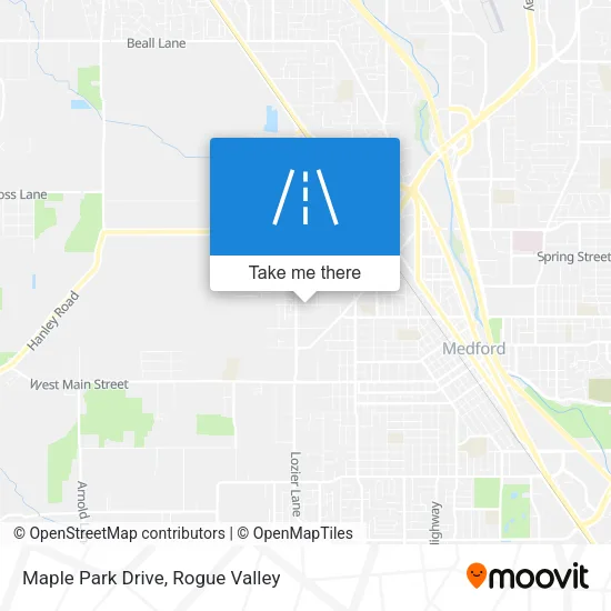 Maple Park Drive map