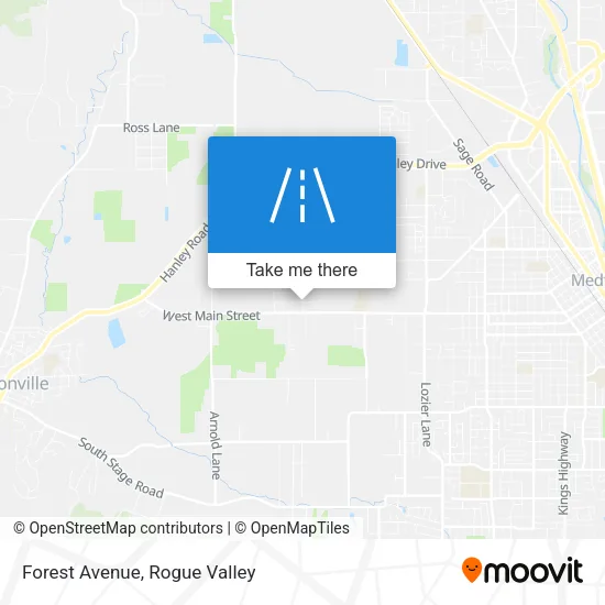Forest Avenue map