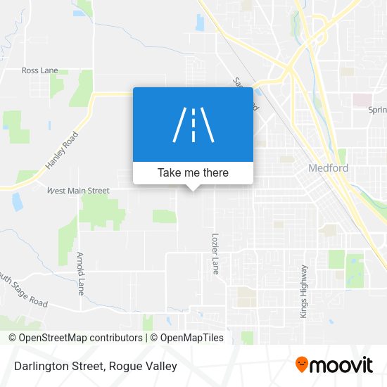 Darlington Street map