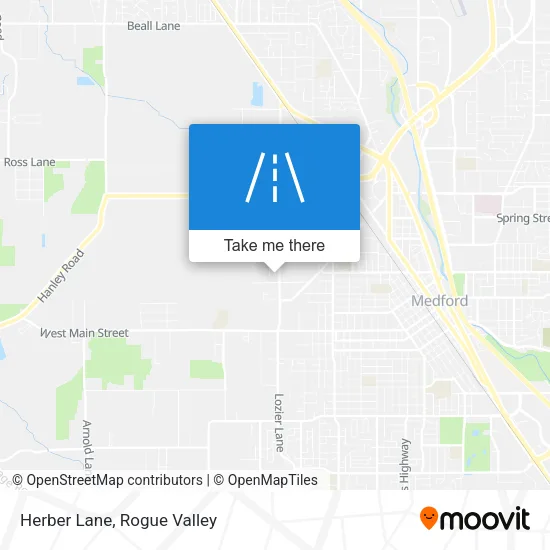 Herber Lane map