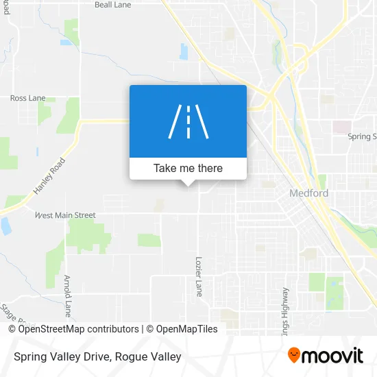 Spring Valley Drive map