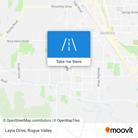 Layla Drive map