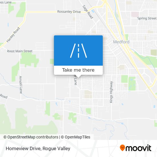 Homeview Drive map