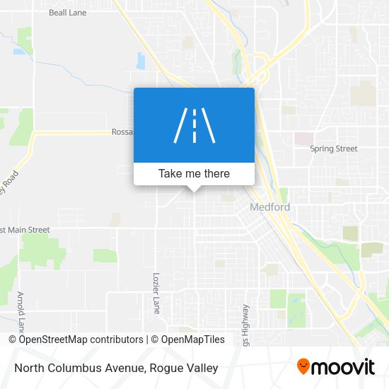 North Columbus Avenue map