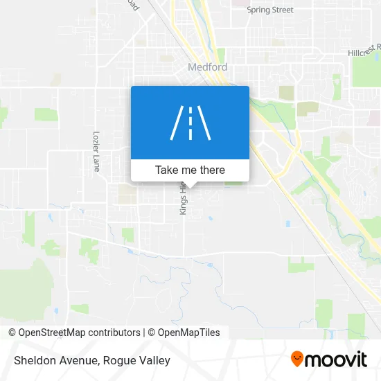 Sheldon Avenue map