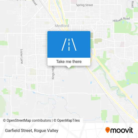 Garfield Street map