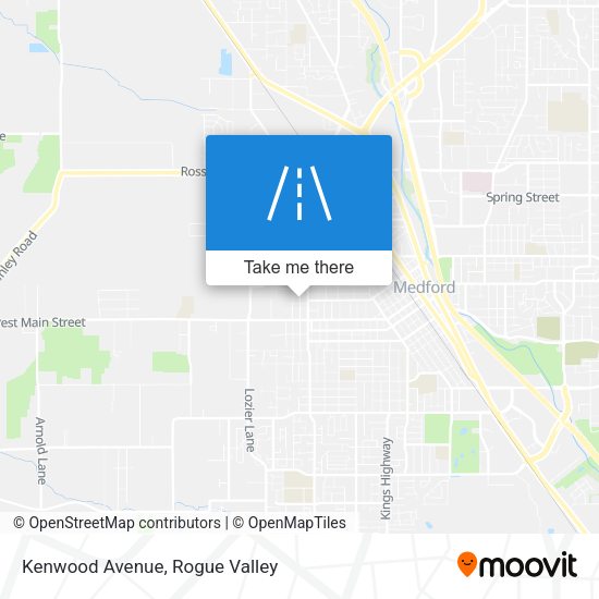 Mapa de Kenwood Avenue