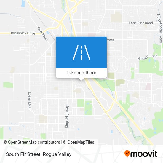 Mapa de South Fir Street